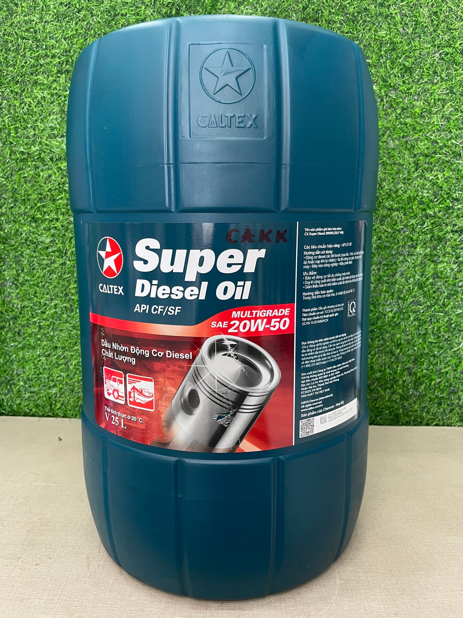 Dầu động cơ Oto Caltex Super Diesel Oil API CF/SF 20W-50